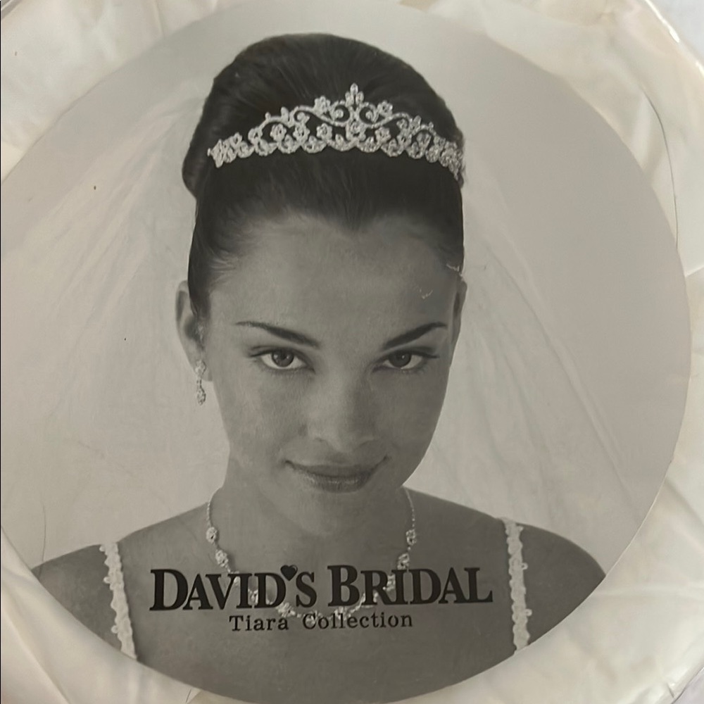David's Bridal Gold Tiara